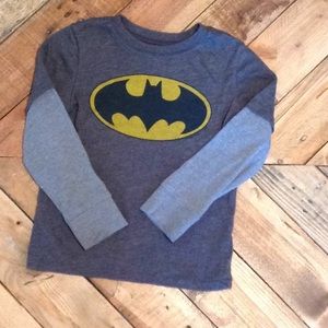Old Navy Boys 4T Long Sleeve Batman T-shirt